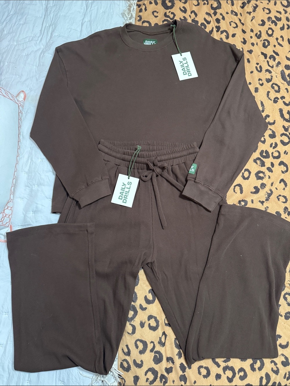 Daily Drills Women's Brown Lounge Jumpsuit